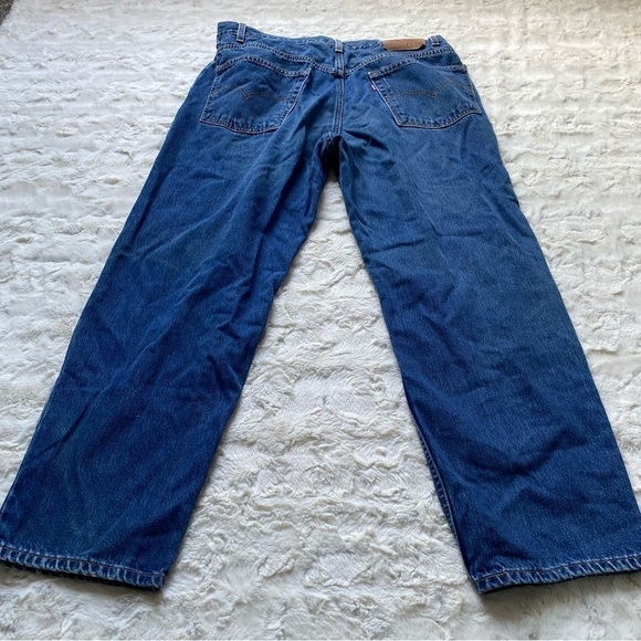 Levi's Men's Blue Relaxed Straight Leg Jeans Size 38x30 - Picture 7 of 7